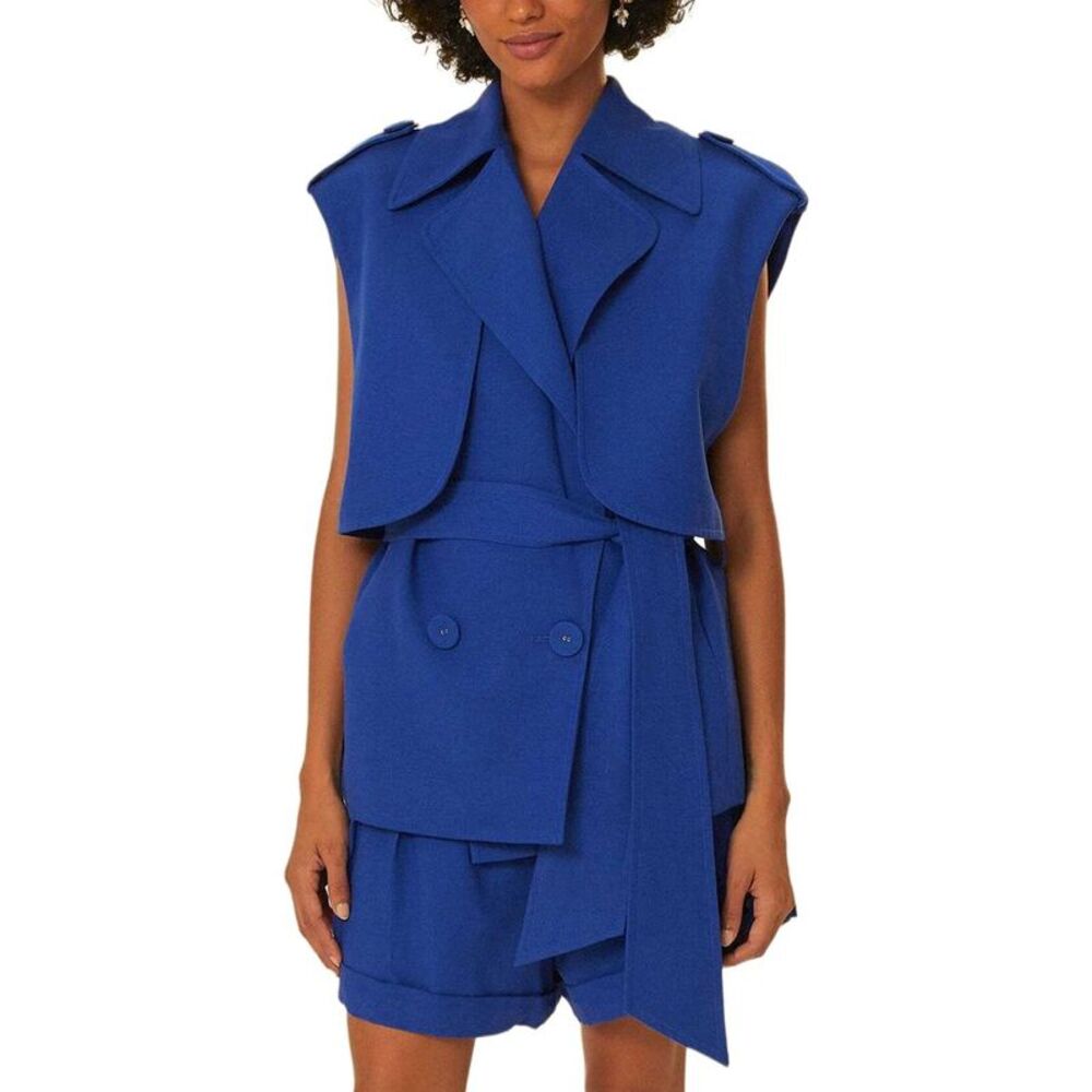 Farm Rio Womens  Navy Blue Vest